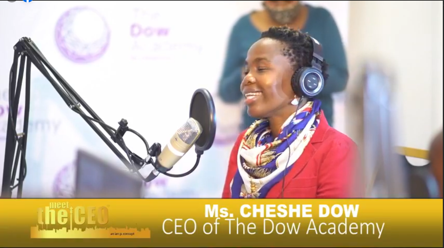 Meet The CEO hosts Ms Cheshe Dow of The Dow Academy.
