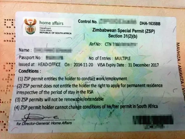 SA extends Zimbabwean Exemption Permit deadline to June 2023