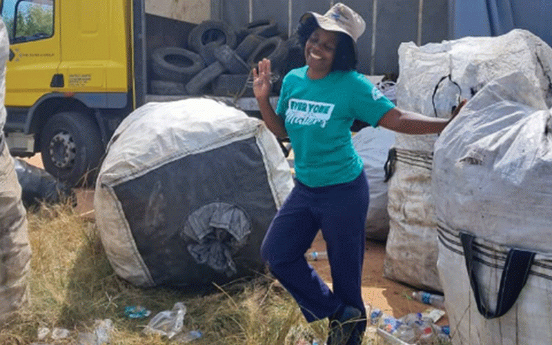 Widow turns garbage  into gold