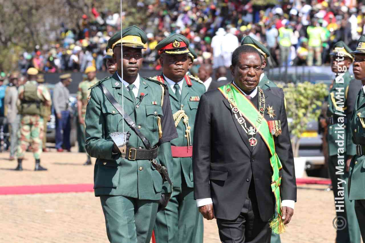 President Mnangagwa's arrival