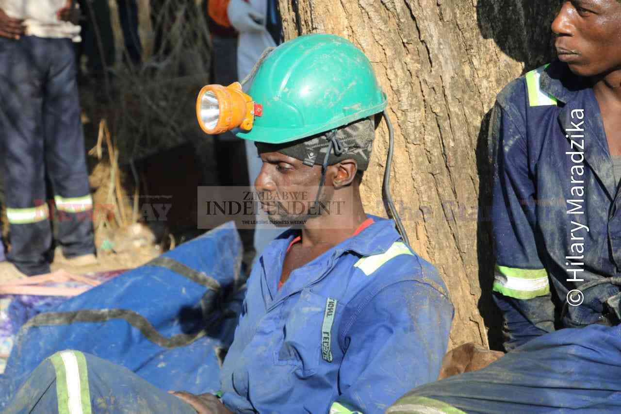 Rescue operations at Bay Horse Mine in Chegutu