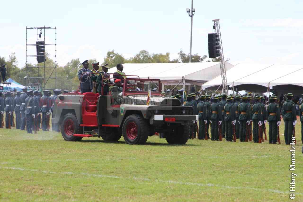 Police display independence celebrations