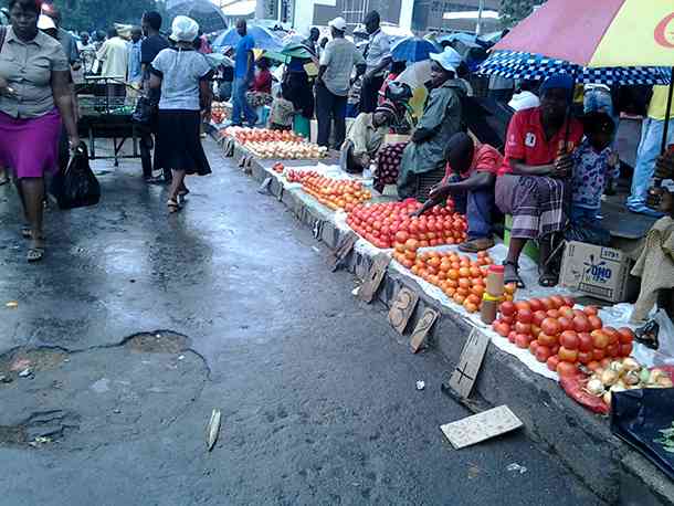 Vendors protest move to ban them from Harare CBD