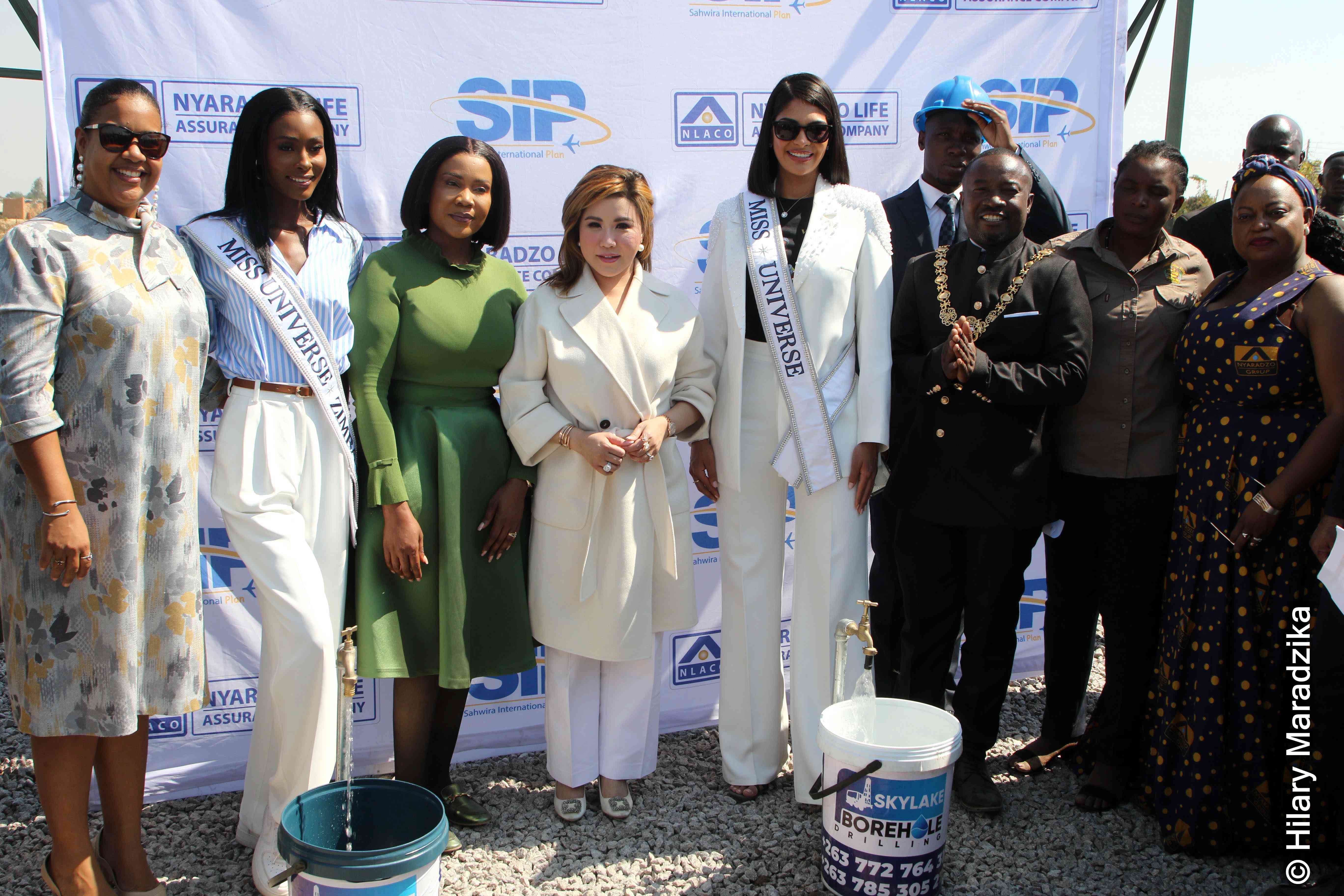 Miss Universe visits Zimbabwe