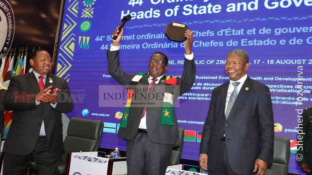 President Mnangagwa, new SADC Chair