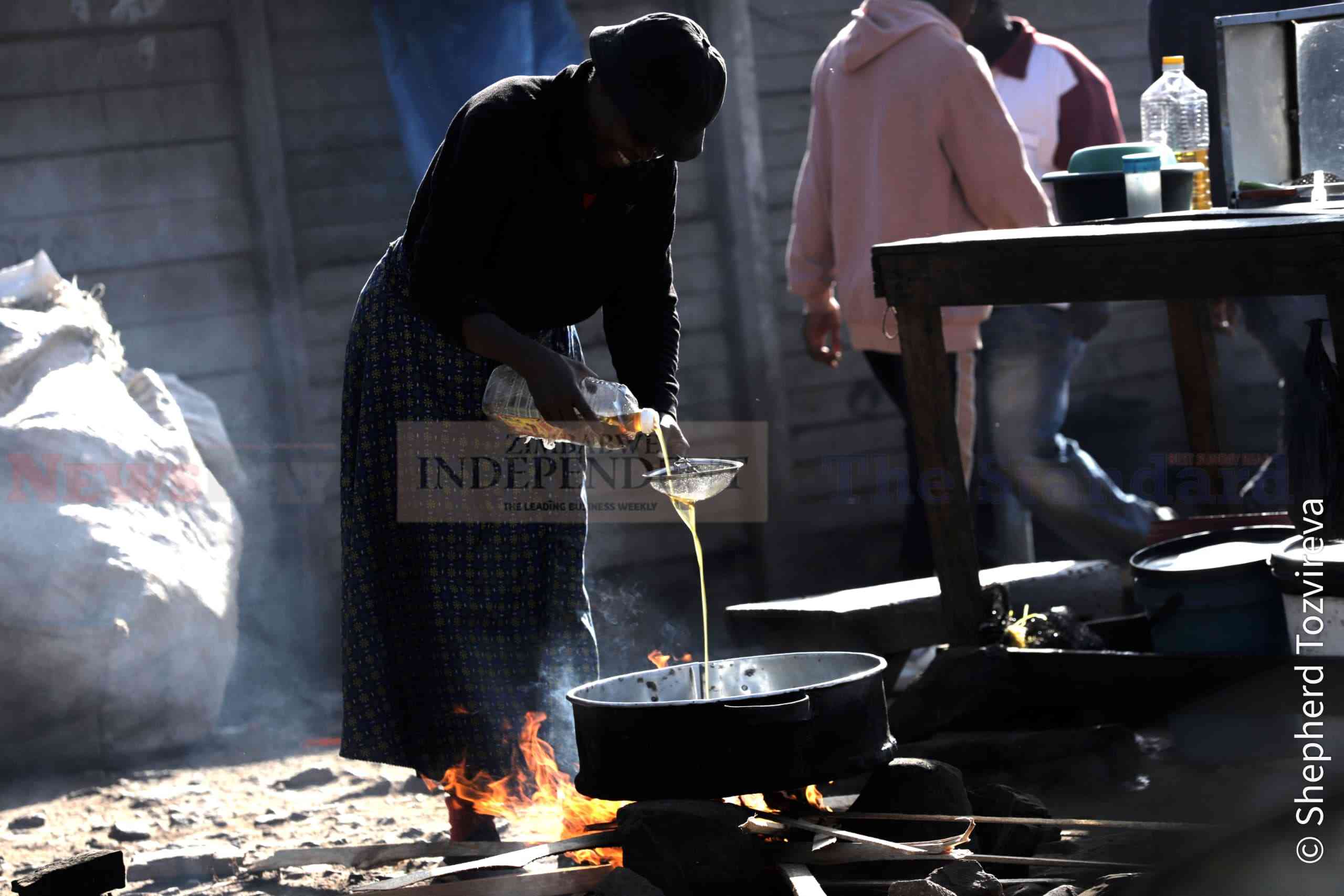 Mbare backyard food outlets are reusing cooking oil to prepare cheaper meals for their customers