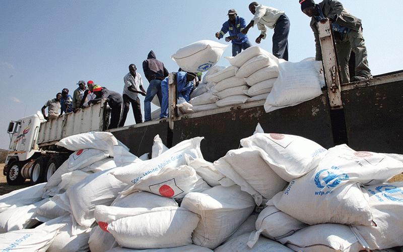 Gokwe villagers receive food aid