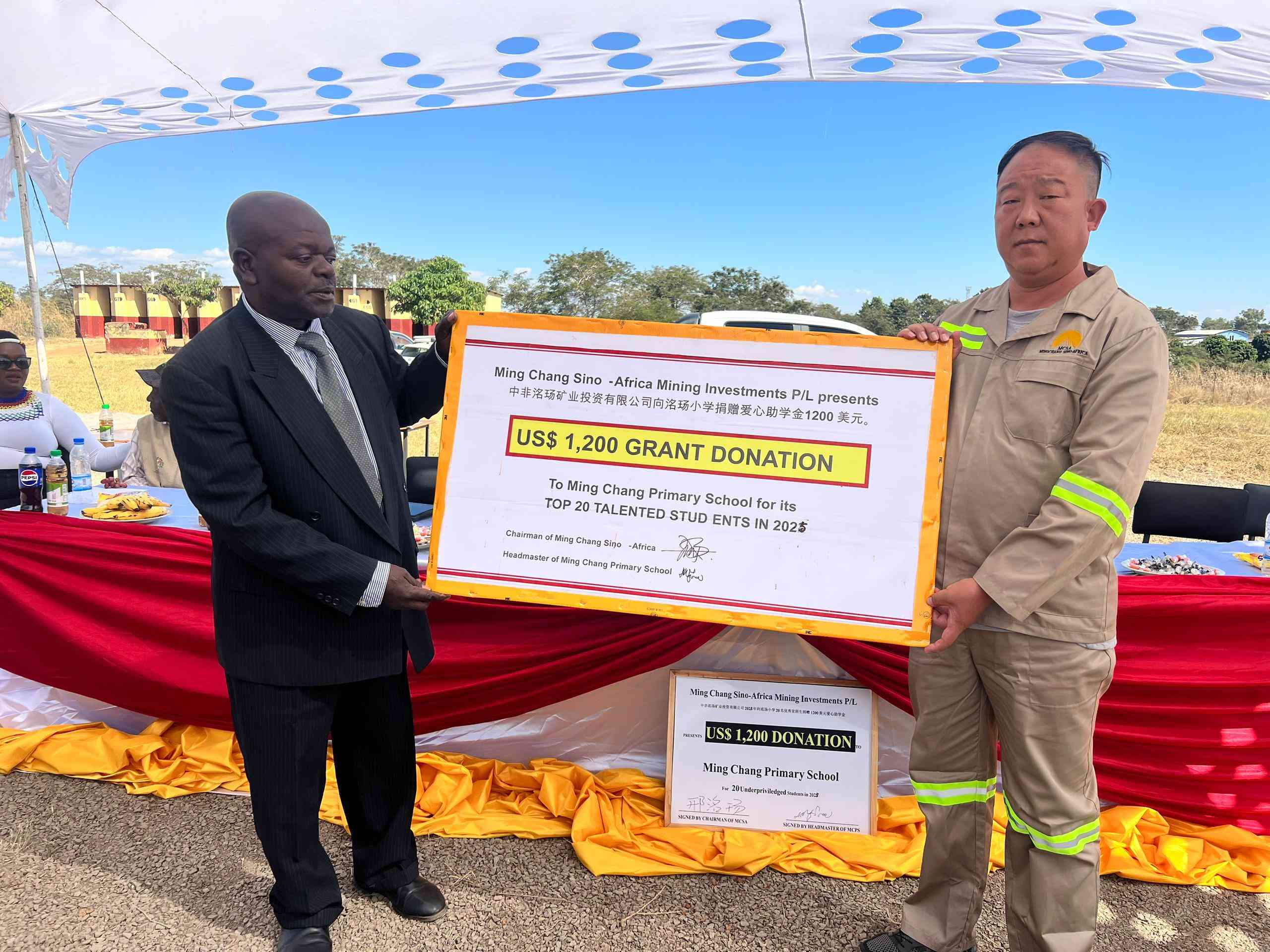 Gold miner pays fees for underprivileged learners