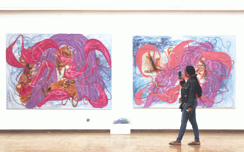 Mushate resolves life experiences through art