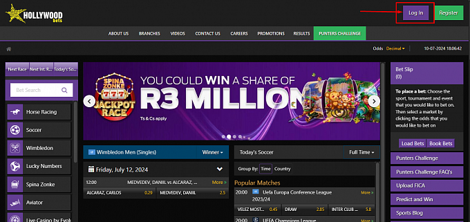 Hollywood login — quick, safe access for SA punters