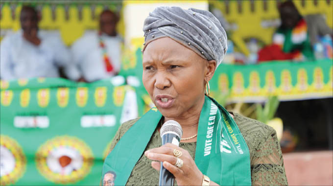 I won’t be silenced: Muchinguri-Kashiri. . . claims rivals targeting her children