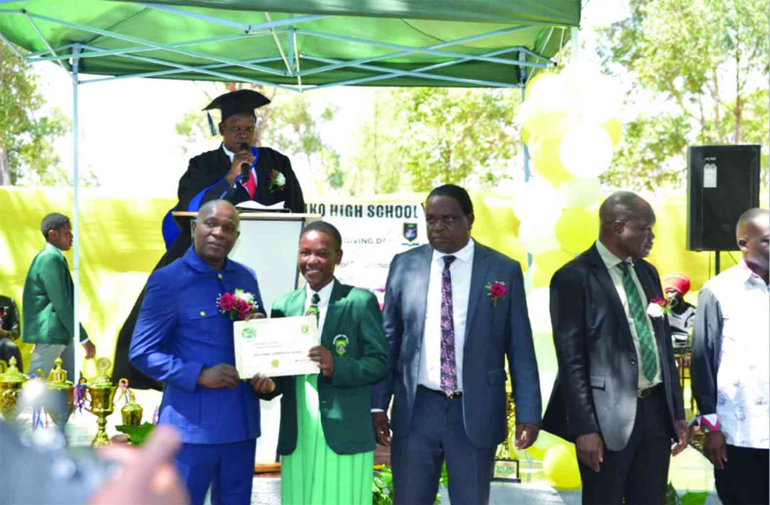 Rusununguko High celebrates stellar academic pass rates, school projects
