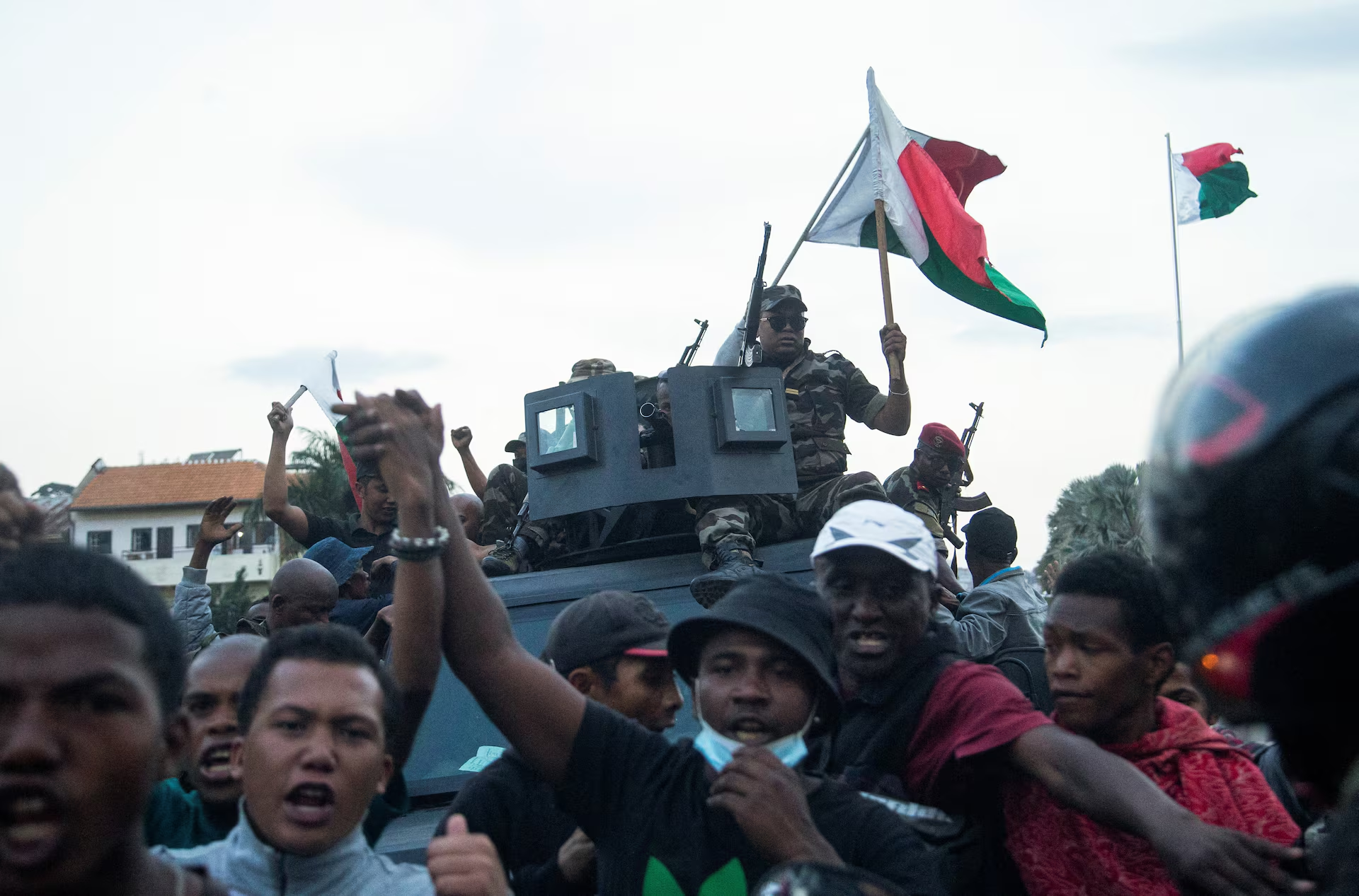 Madagascar president warns of coup attempt as more soldiers join protests