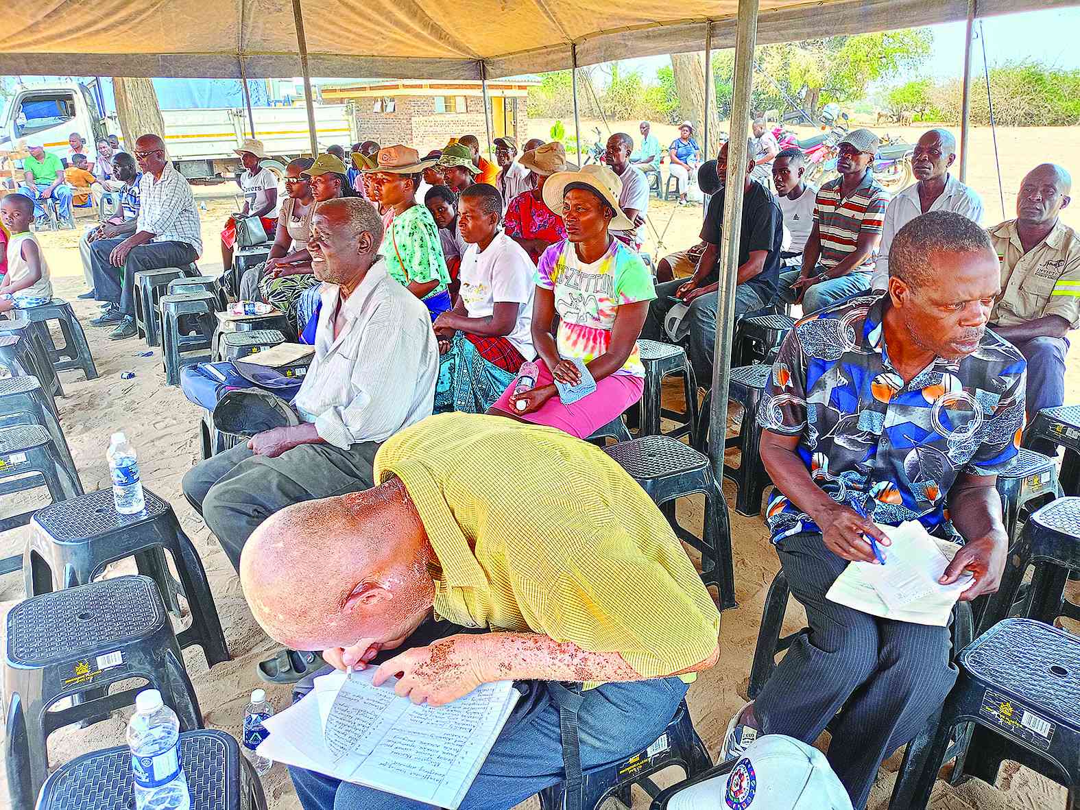 Under the scorching Mbire sun, man speaks for persons with disabilities