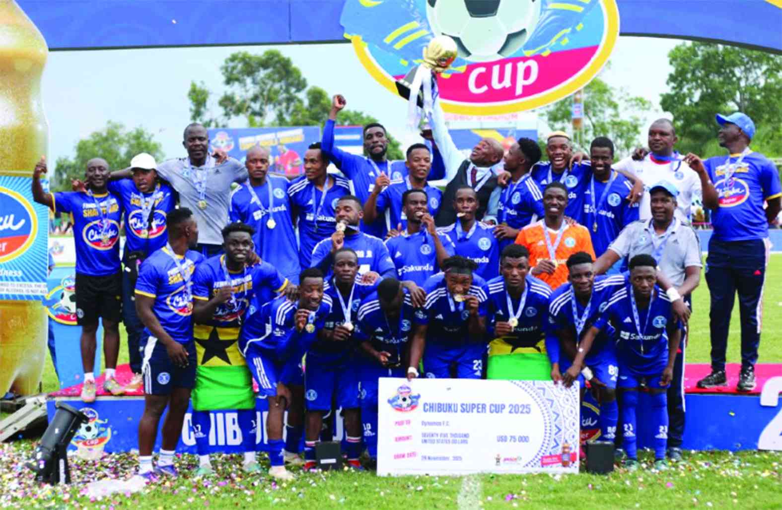 Dynamos fined for Chibuku final delay drama