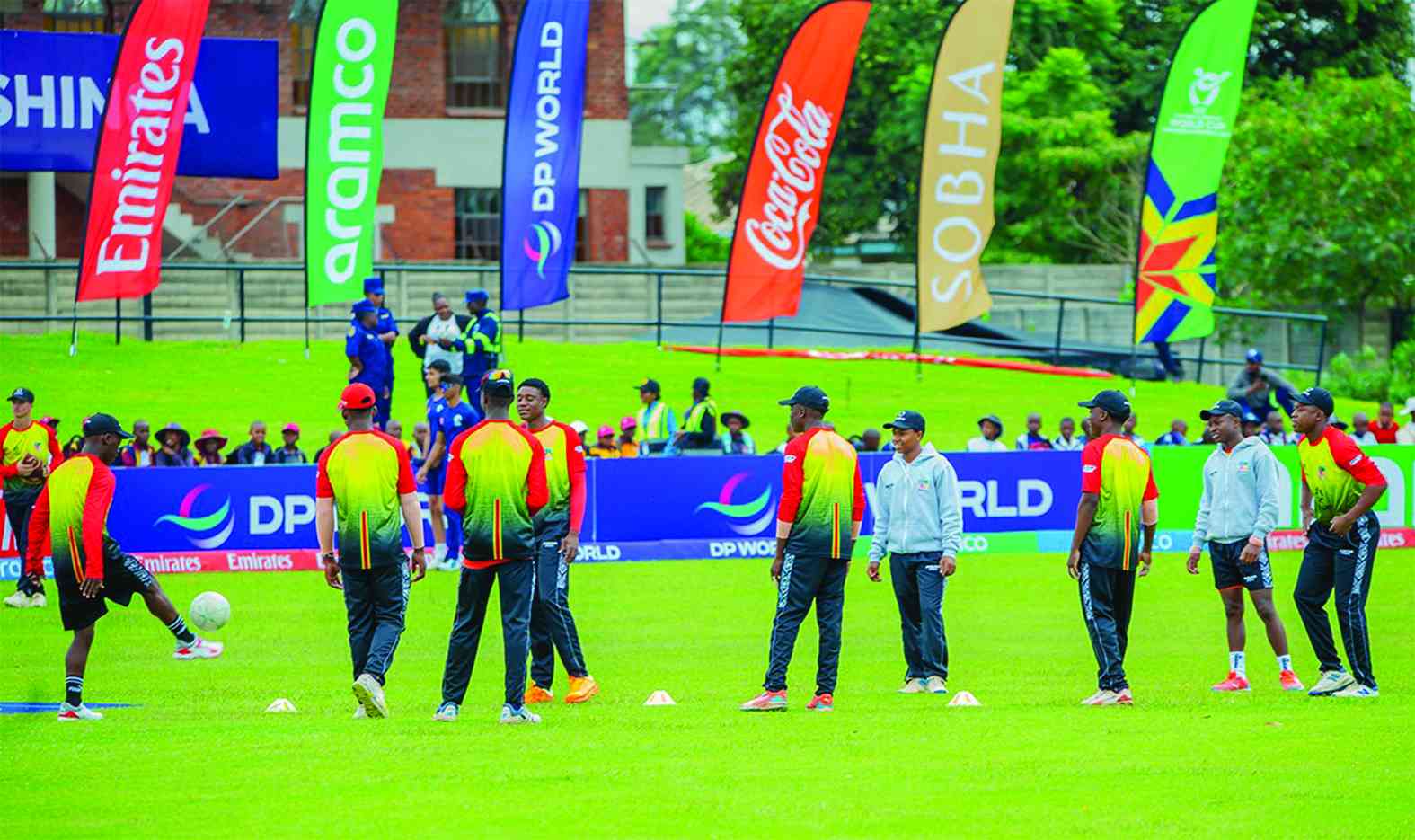 Rain mars historic World Cup opener as Zim, Scotland split points