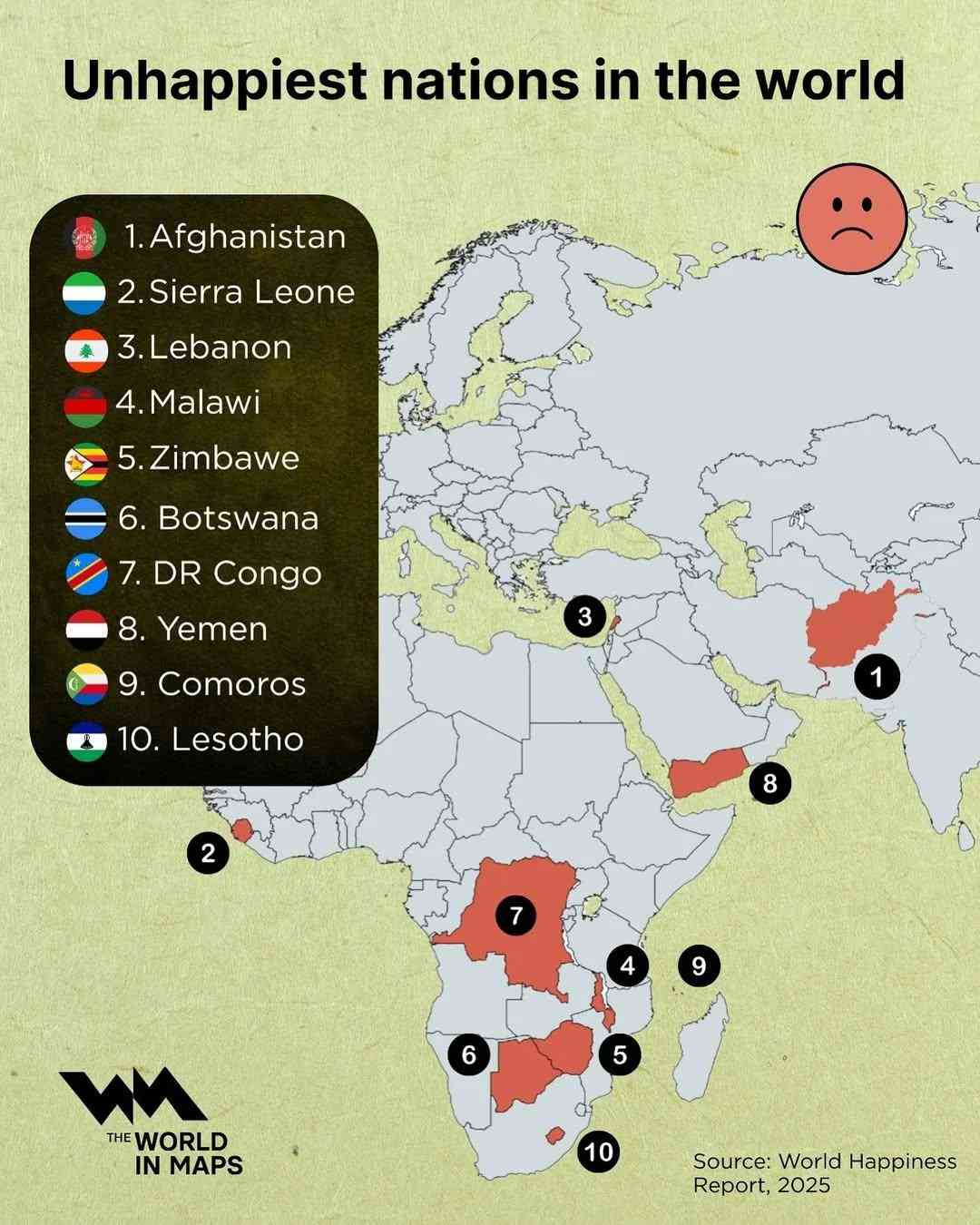 Zim stuck on global despair rankings