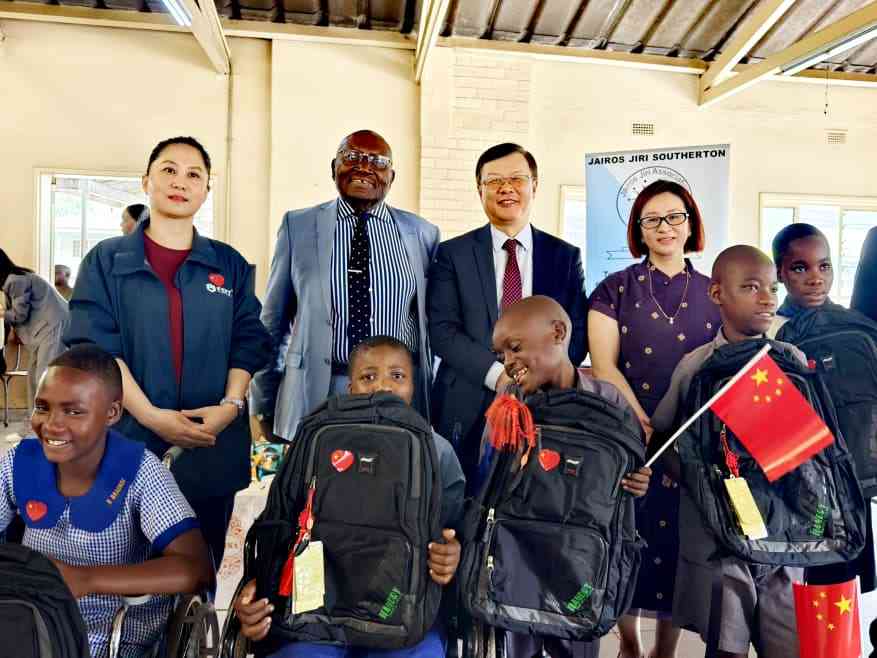 Chinese firm installs US$12k solar plant for Jairos Jiri school