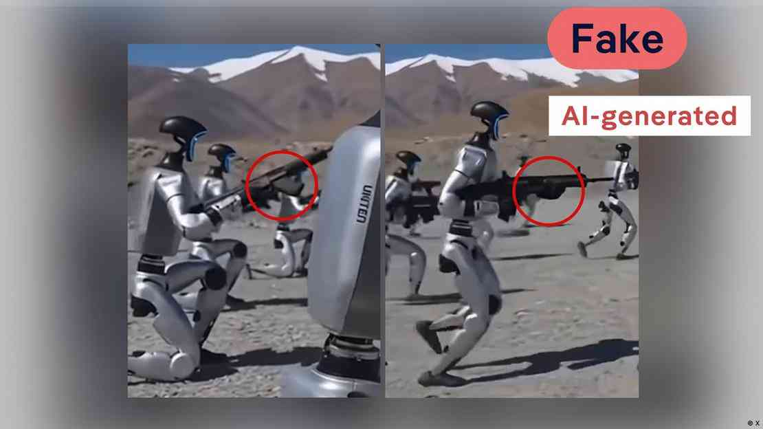 Fact check: Are China's robot soldiers just AI fakes?