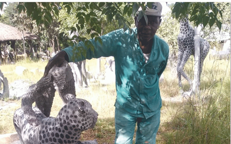 Zimbabwean sculptor channels comeback through cheetah forms