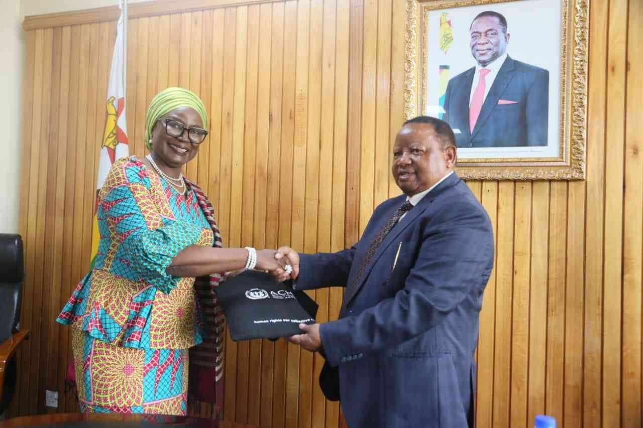 African human rights commission officials in Zimbabwe for promotional mission