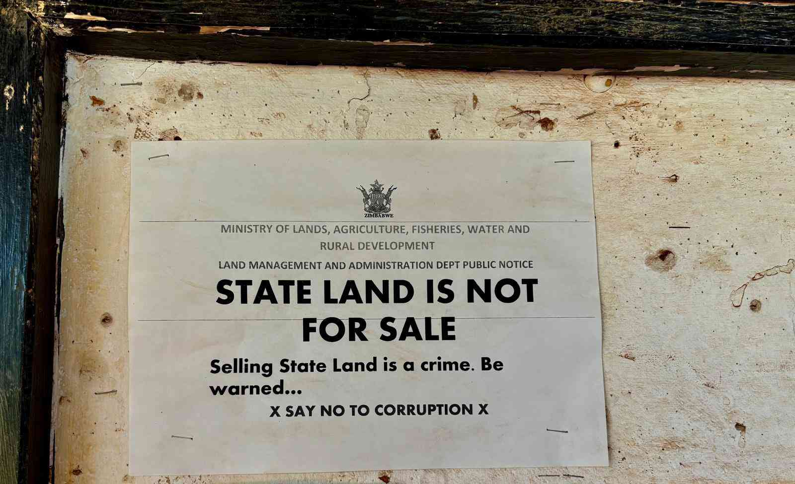 Political favouritism has no place in land policy