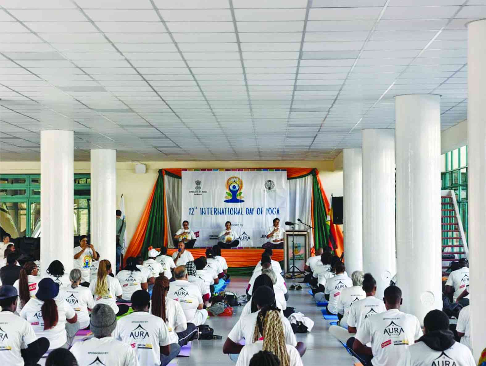 Indian embassy holds Yoga session at NUST