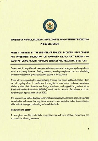 Zimbabwe cuts import licence fees, but businesses may feel little relief