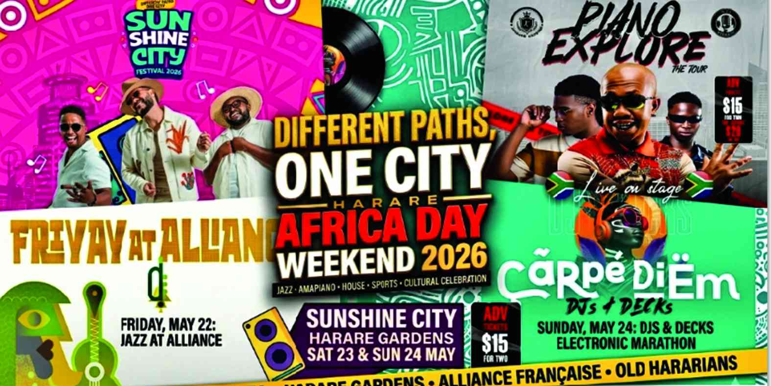 Different paths, one city: Massive star-studded line-up set for Africa Day weekend