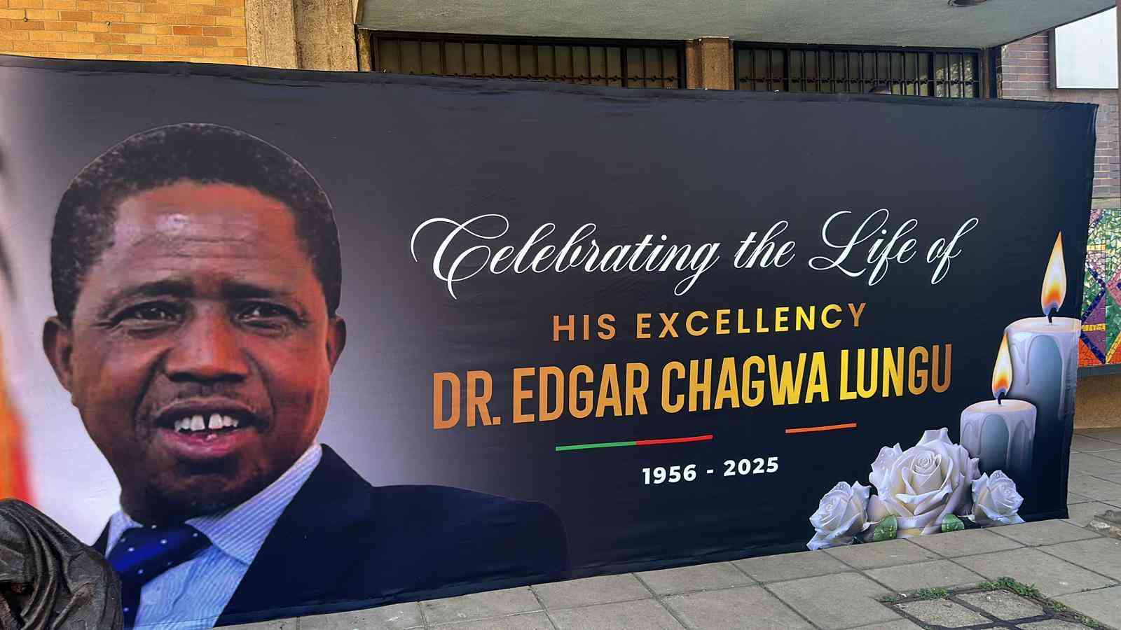 Former Zambian president Edgar Lungu to be buried in South Africa