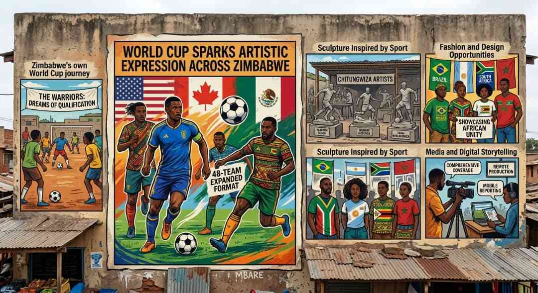 World Cup sparks artistic expression across Zimbabwe