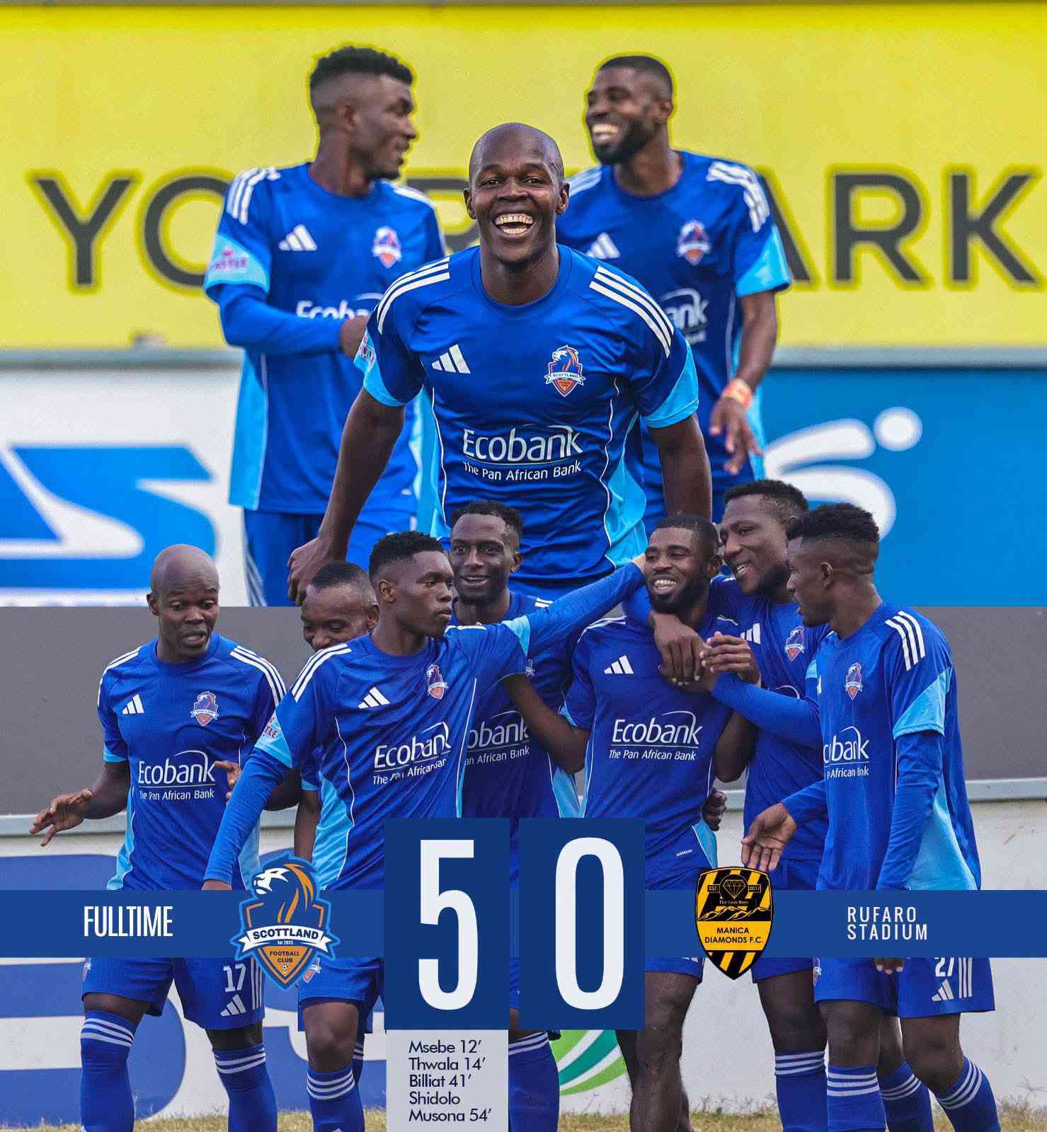 Ruthless Scottland run riot at Rufaro Stadium