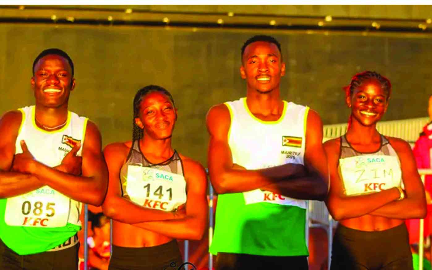 Gold rush for Zimbabwe athletes in Mauritius