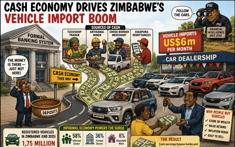 Car import boom exposes formalisation failure