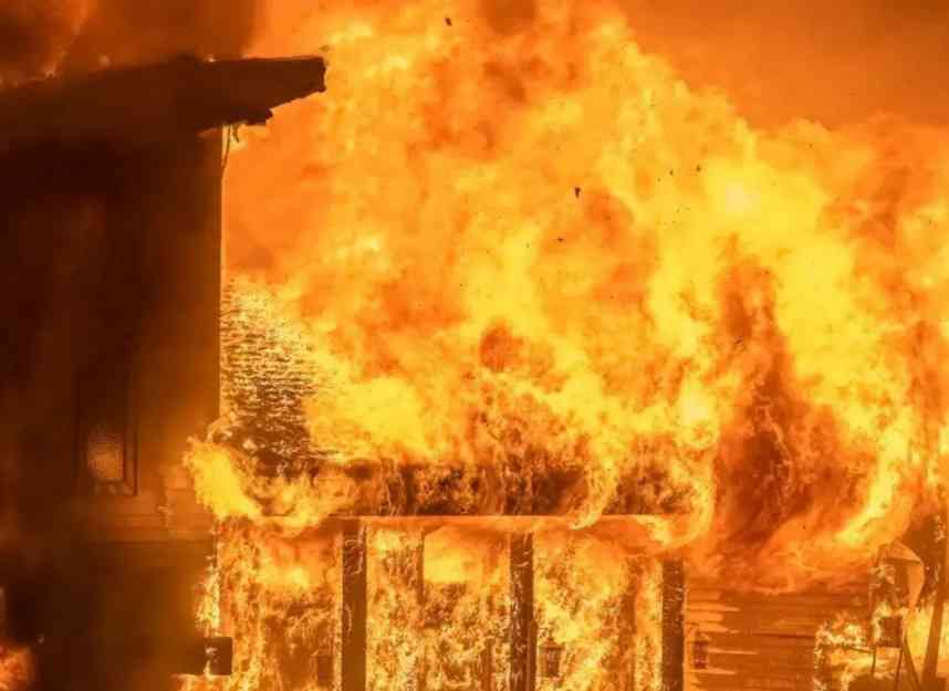 Fire guts section of Kutsaga Research Station
