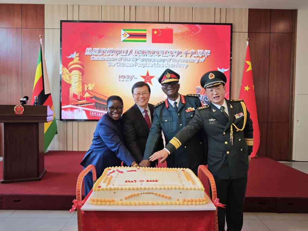 China, Zimbabwe reaffirm military cooperation as PLA marks 99th anniversary