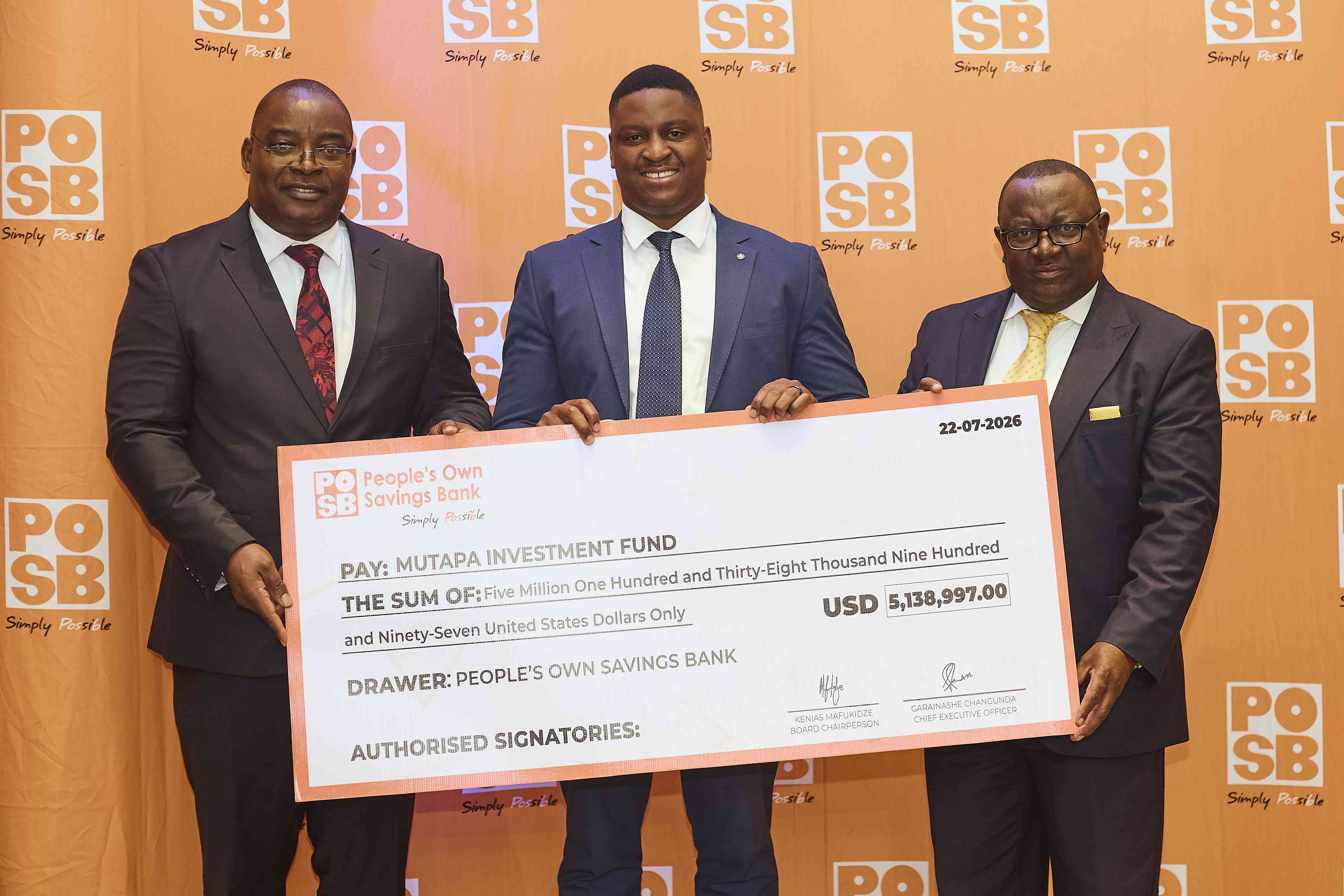 POSB declares record US$5.1m dividend as Mutapa-backed transformation boosts performance