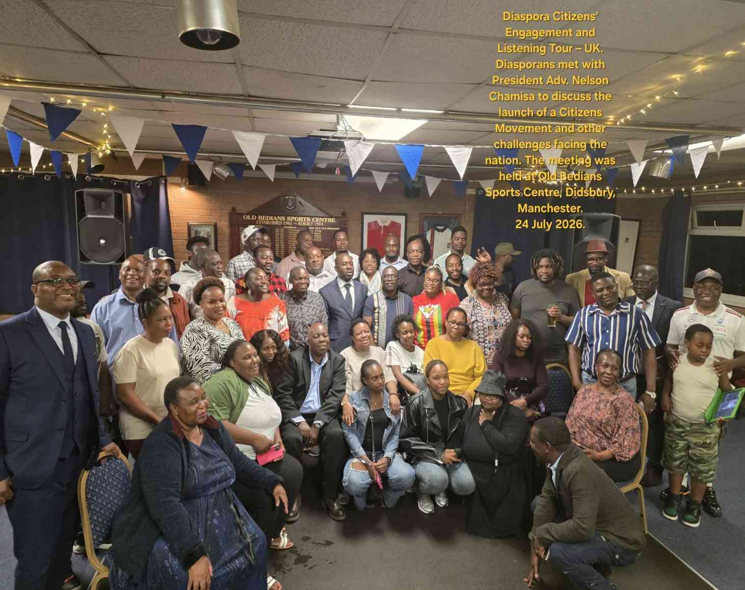 Chamisa's diaspora consultation tour in the United Kingdom