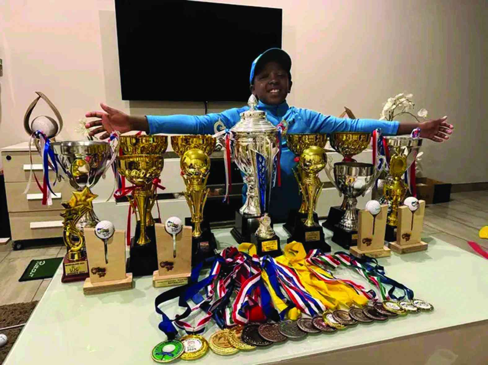 10-year-old Zim golf sensation shines at world championships