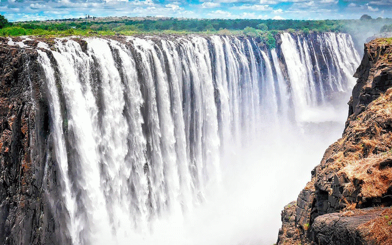 Iconic Victoria Falls in danger