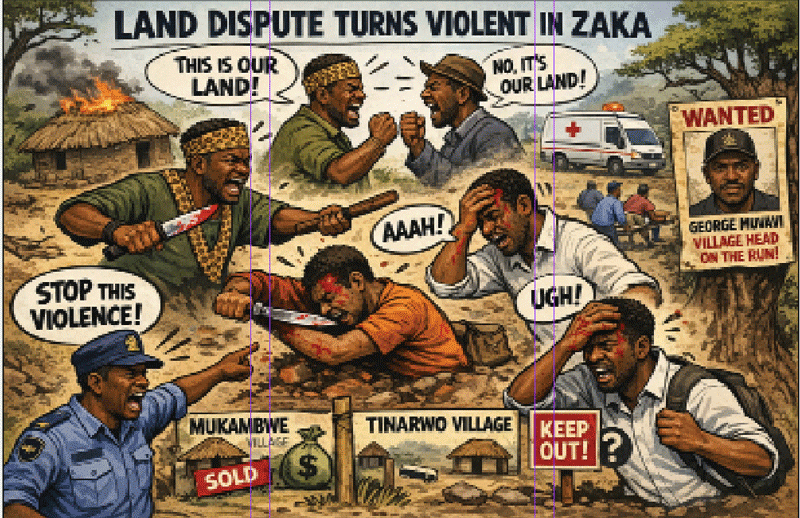 Zaka land dispute turns violent as village head goes on the run