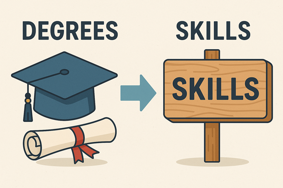 Your degree will not save you. Your skills might.