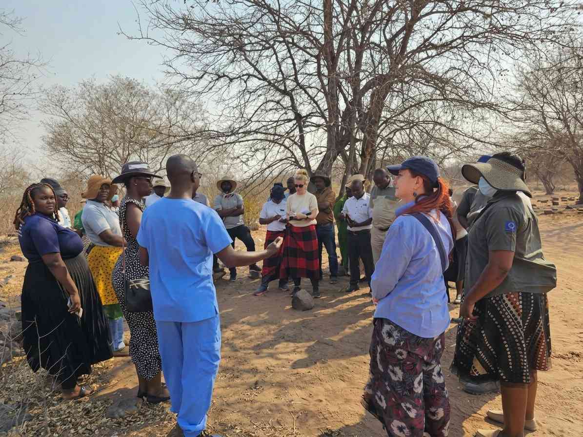 European Union Humanitarian Aid delegation in Binga to assess climate shocks