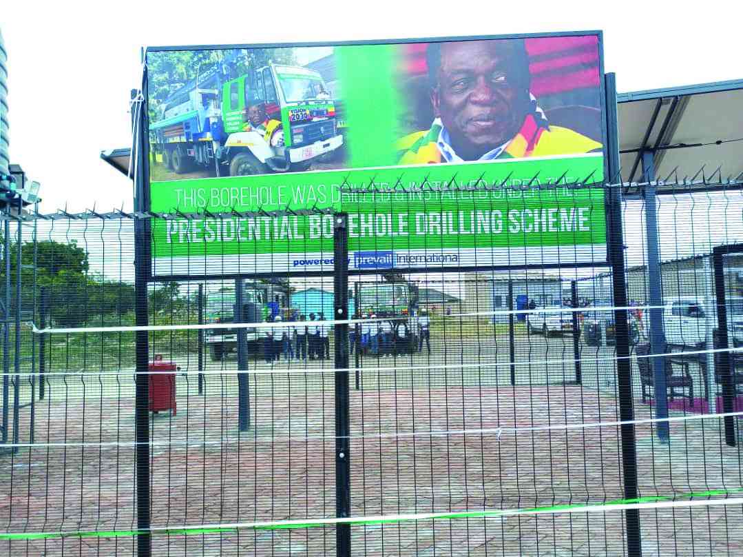 Mnangagwa pampers cronies with borehole drilling contracts