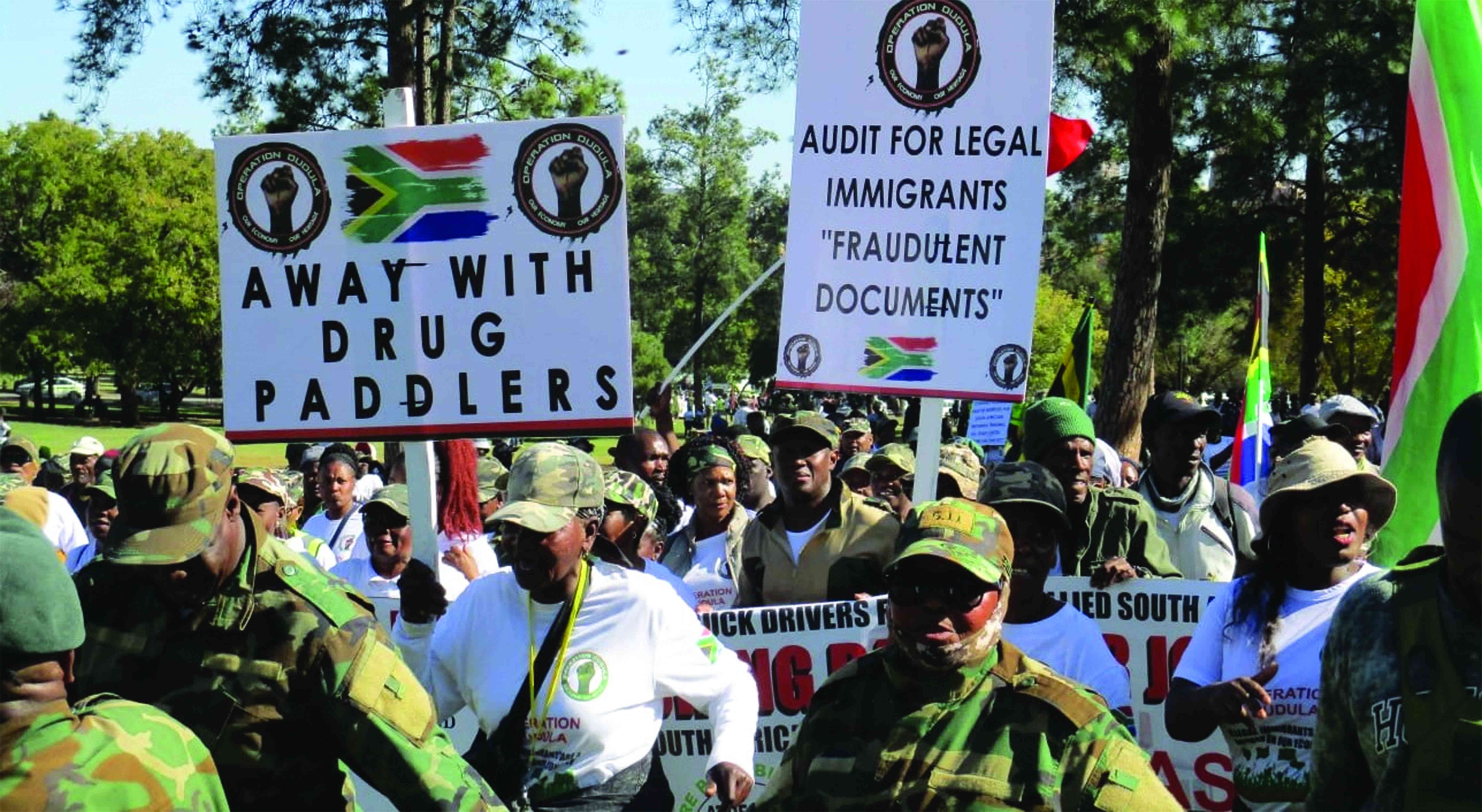 Dudula’s anti-migrant actions draw global attention in refugee application