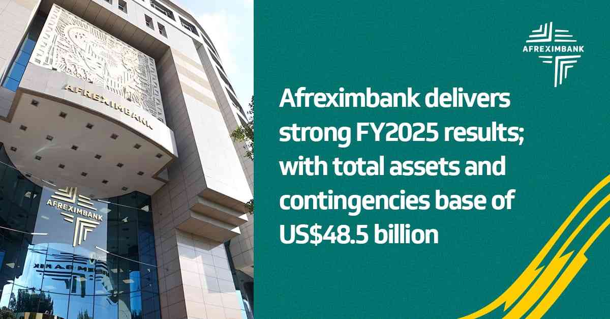 Afreximbank assets surge to US$48,5bn amid strong earnings growth