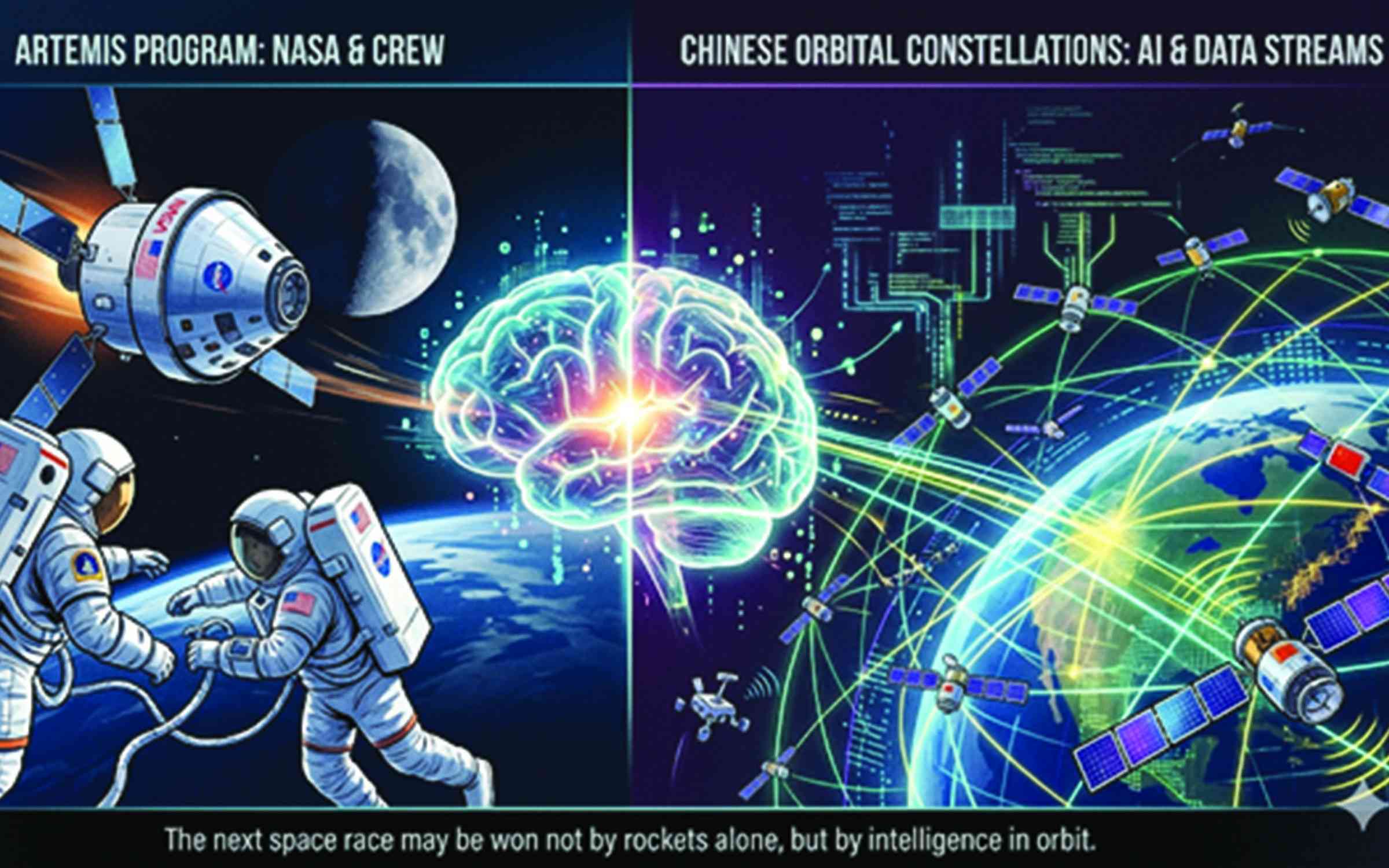 AI win win new space race