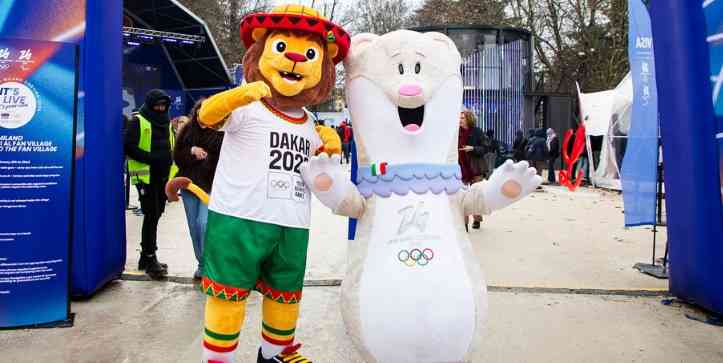 Dakar 2026's Ayo takes centre stage at the Olympic Winter Games