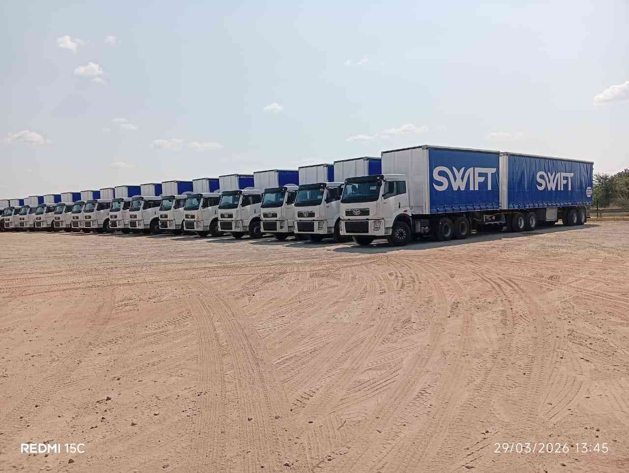 60 Swift trucks arrive at Beitbridge for Zimbabwe fleet expansion