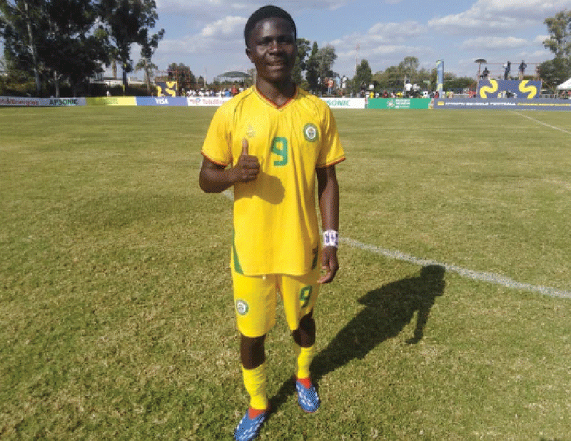 Striker for the future: 14 year-old Moses Maremudze sets sights on greatness